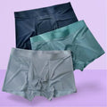 Men's Ice Silk Briefs Boxers (Pack of 3) Assorted Design
