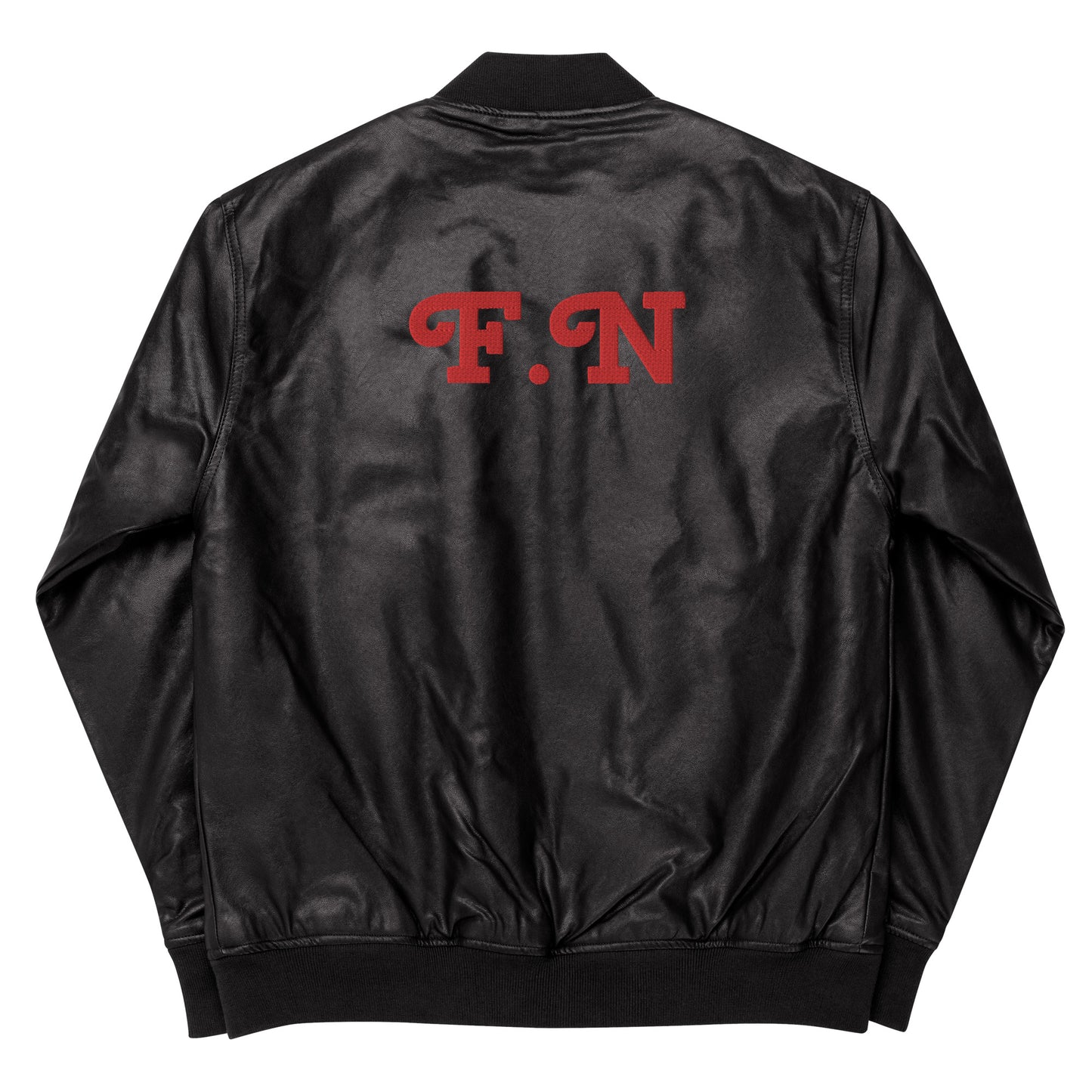 Freak Nation Leather Bomber Jacket