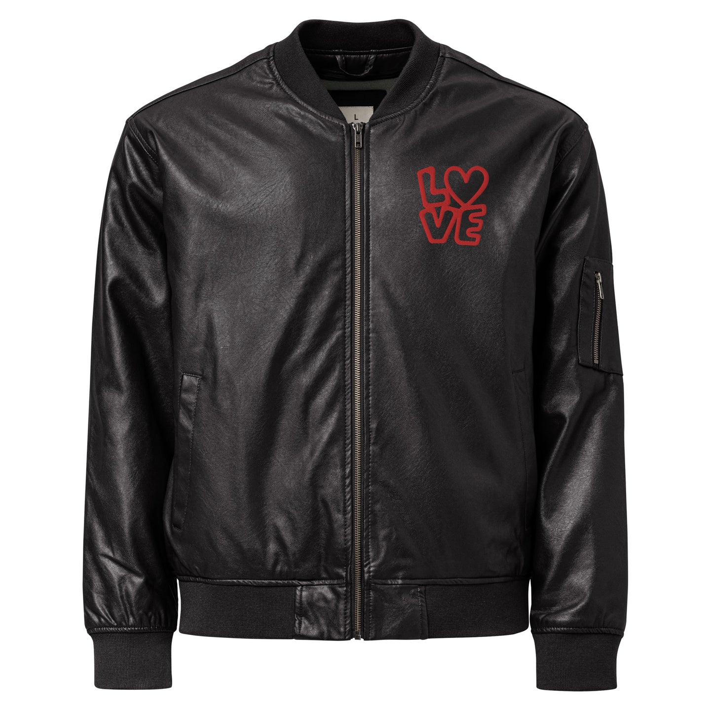 Freak Nation Leather Bomber Jacket